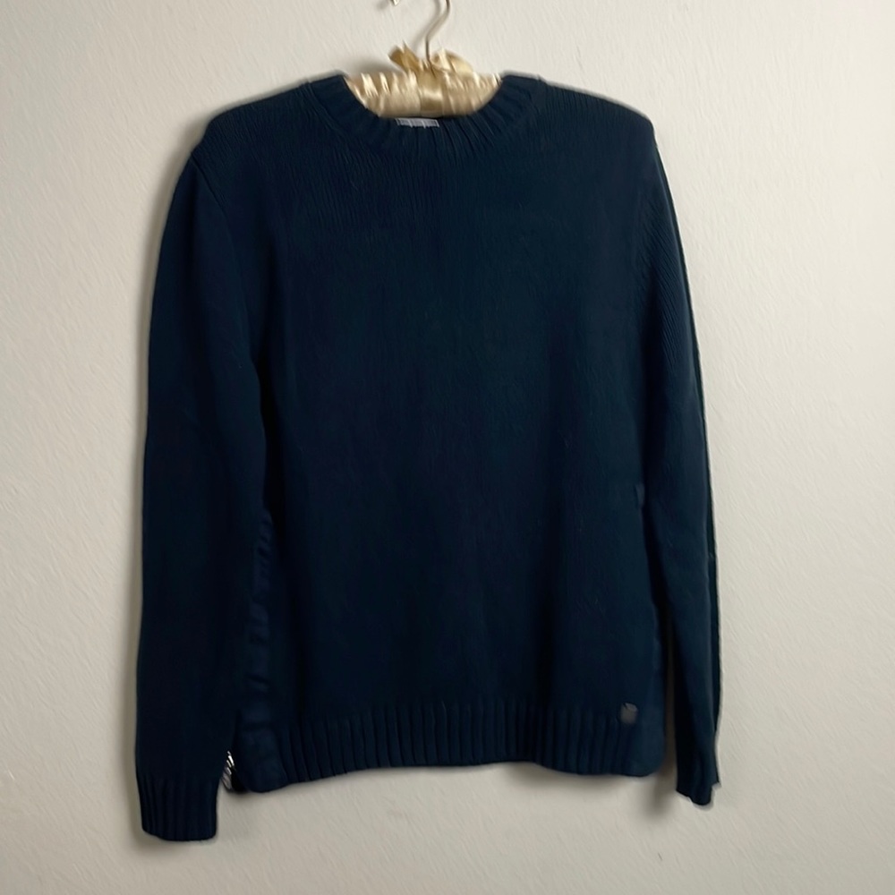 Zara Navy Blue crew neck sweater